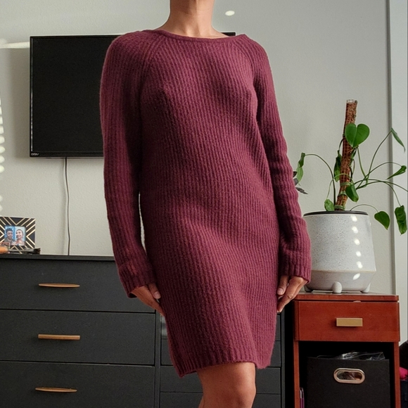 🍂NWOT Aerie Twist Back sweater dress - Picture 5 of 9